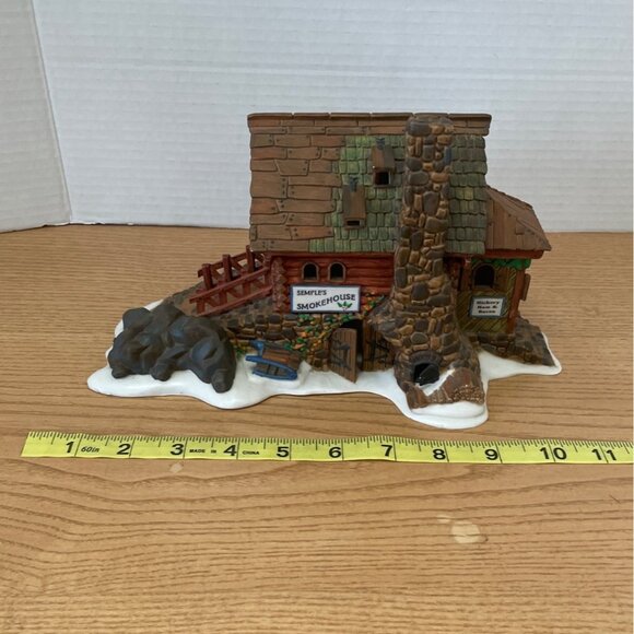 Dept 56 Semples Smokehouse New England Village Christmas Lighted 1997 Retired - Picture 8 of 10